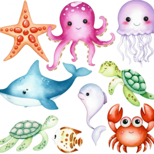 Sea Animals Clip Arts